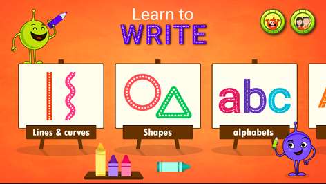 Kids Learn to Write Screenshots 1