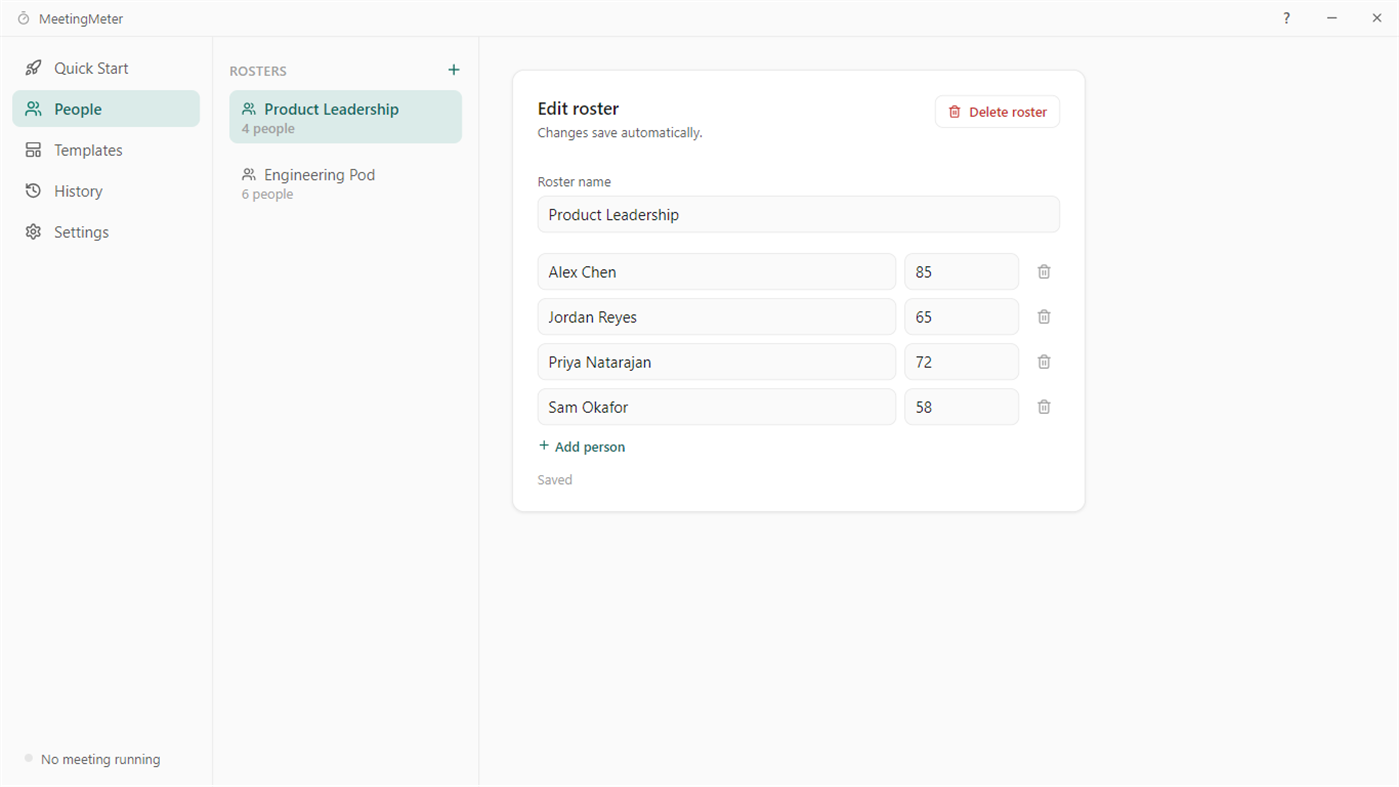 #3. MeetingMeter (Windows) By: Illusanato