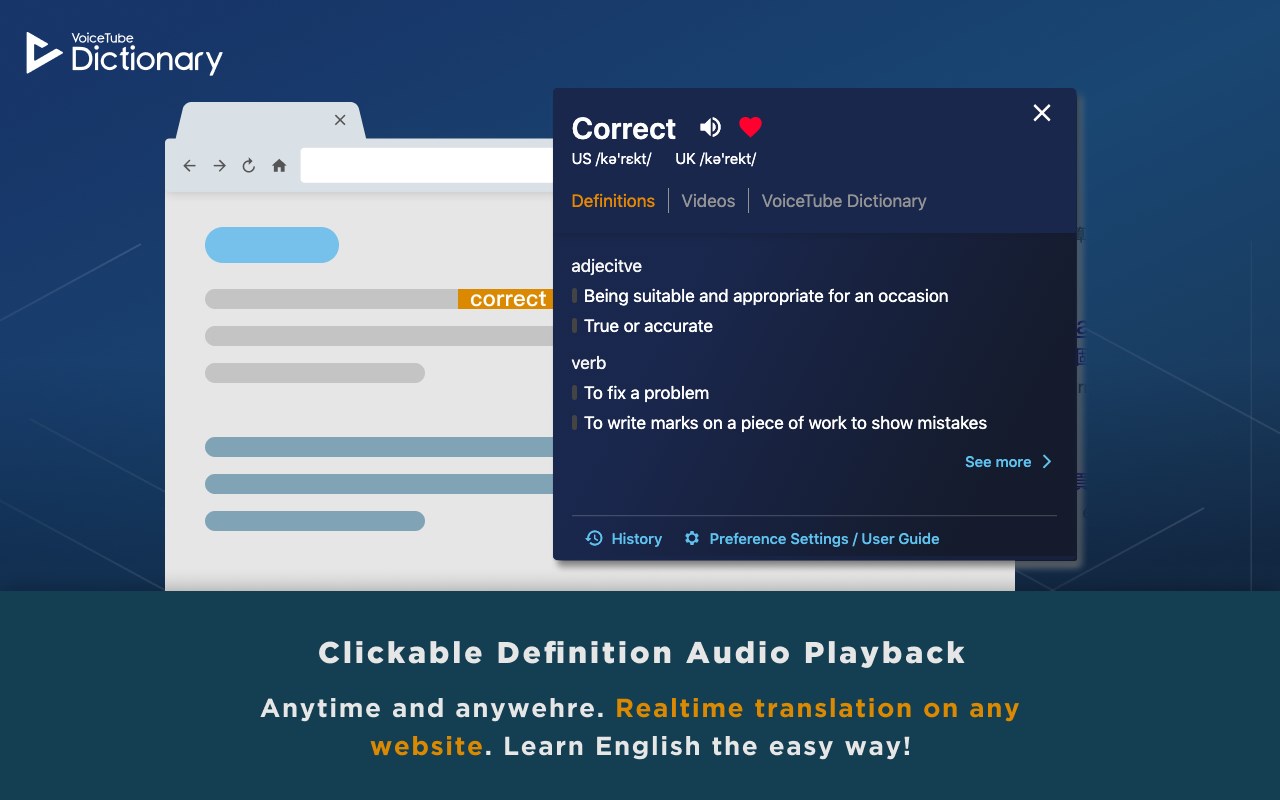 VoiceTube Dictionary