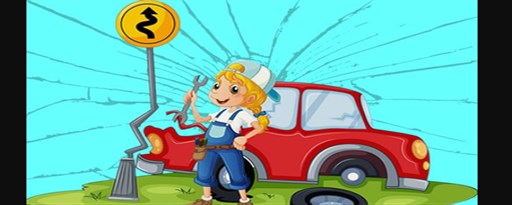 Broken Cars Jigsaw Game marquee promo image