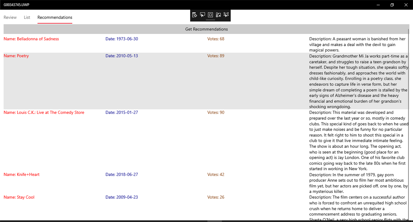 #3. What did I watch? (Windows) 由: Ultan