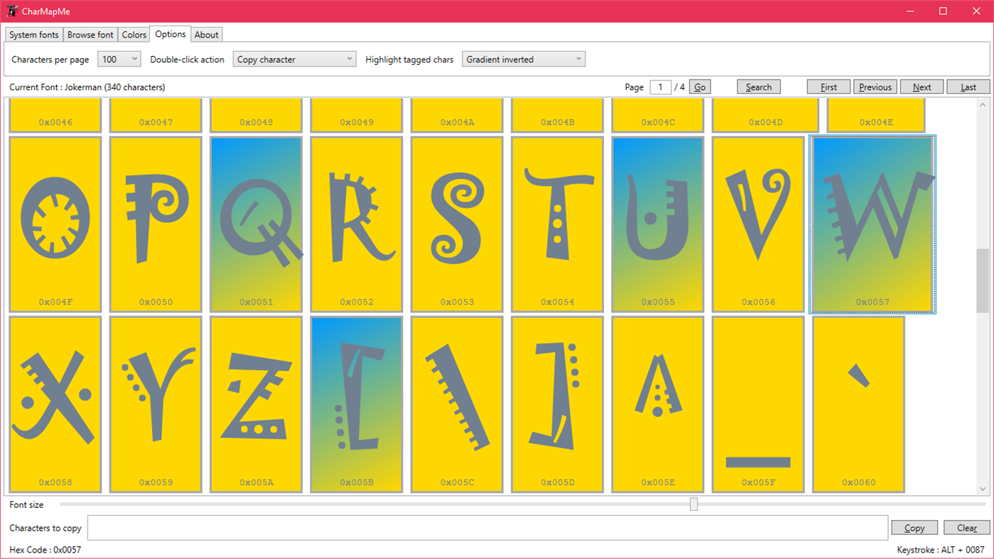 #6. CharMapMe (Windows) Tekijänä: VivendoByte.net