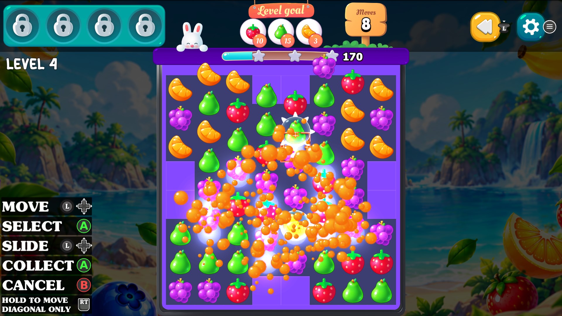 Fruit Swipe Puzzle screenshot 2
