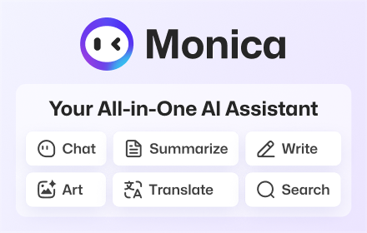 Monica - Your AI Copilot powered by ChatGPT, DeepSeek