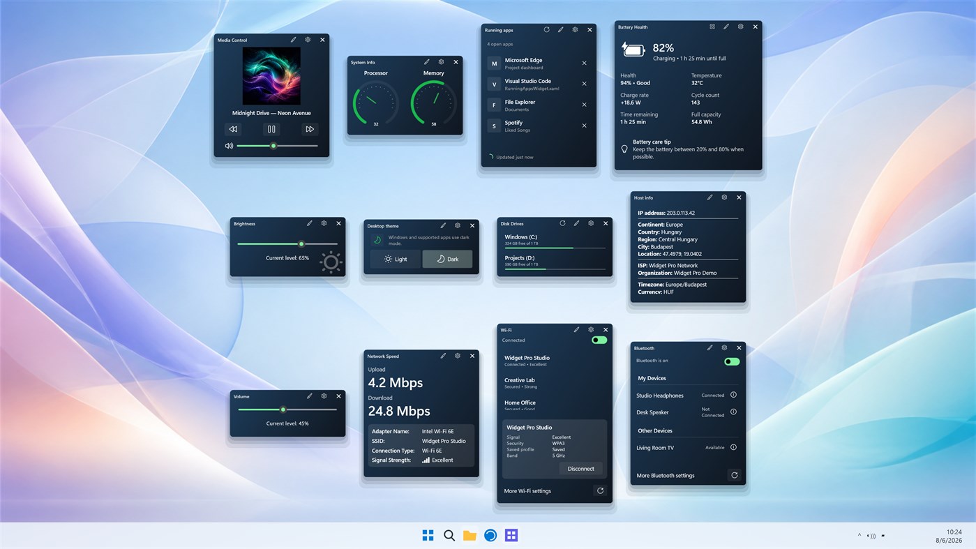 #5. Widget Pro (Windows) Af: Good2Create