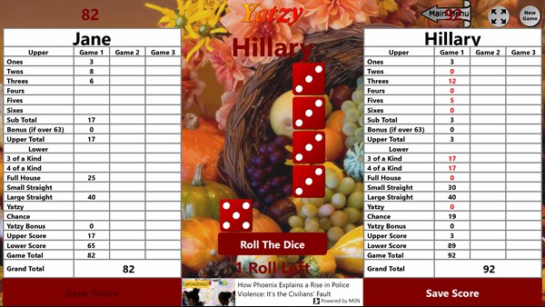 Yatzy Multi-Game Edition — 7