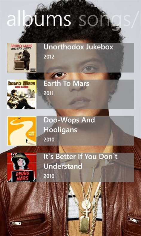 Bruno Mars Music Screenshots 2