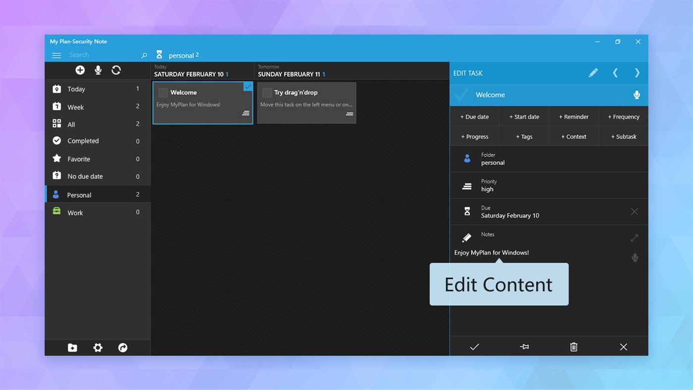 #6. 2DO - Tasks, Reminders & To-Do Lists (Windows) Göre: SecurityDevelopment