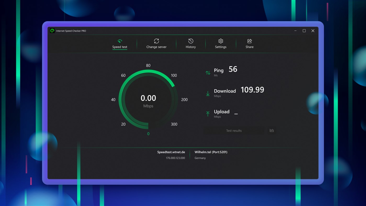 #3. Internet Speed Checker PRO (Windows) Podle: Yellow Elephant Productions