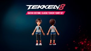 TEKKEN 8 - Avatar Costume: Classic TEKKEN T-Shirt Set