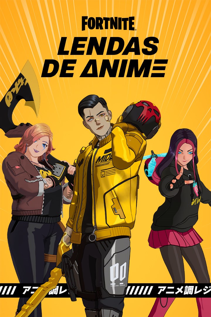 Fortnite — Pacote Lendas de Anime