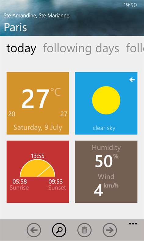 Météo Screenshots 1