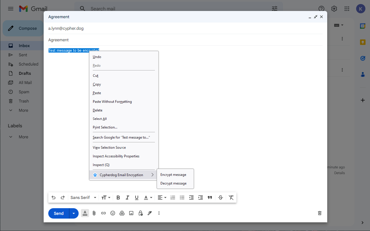 Cypherdog Encryption