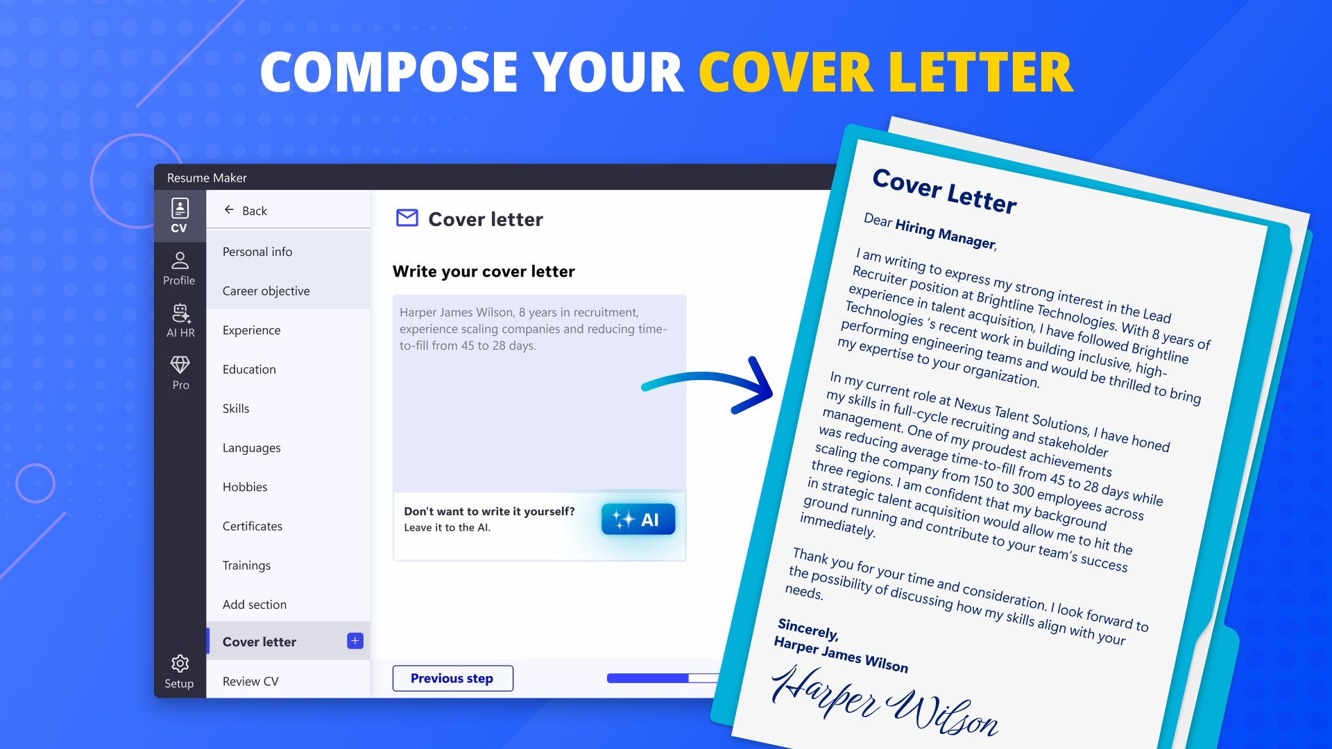 CV Templates — Resume Building for Job Search screenshot
