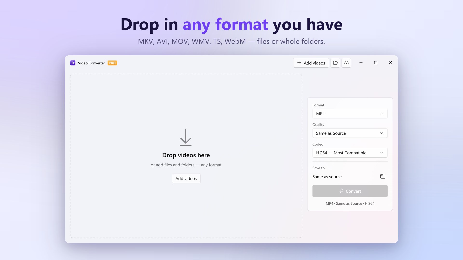 Video Converter - Any Video Converter screenshot