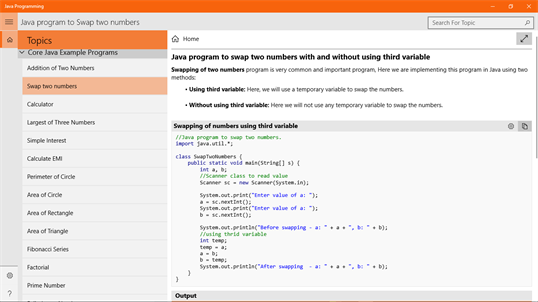 Java Programming screenshot 3