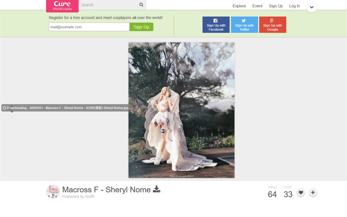 Cosplay Photo Downloader