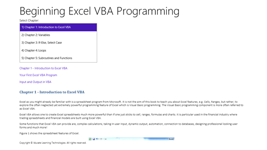 Beginning Excel VBA Programming screenshot 1