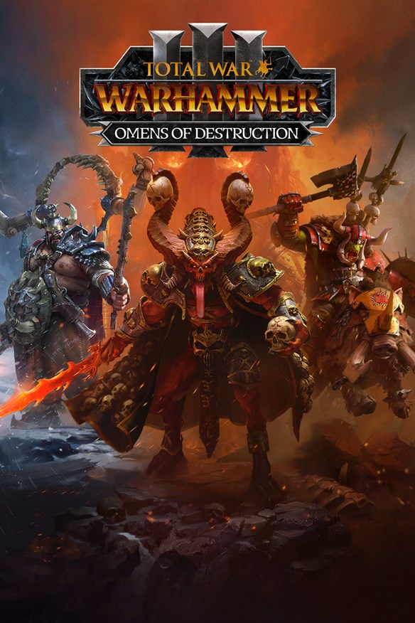 Total War: WARHAMMER III – Omens of Destruction Xbox Series X|S and Xbox One cover art