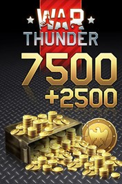 War Thunder - 7500 (+2500 Bonus) Golden Eagles: 10000