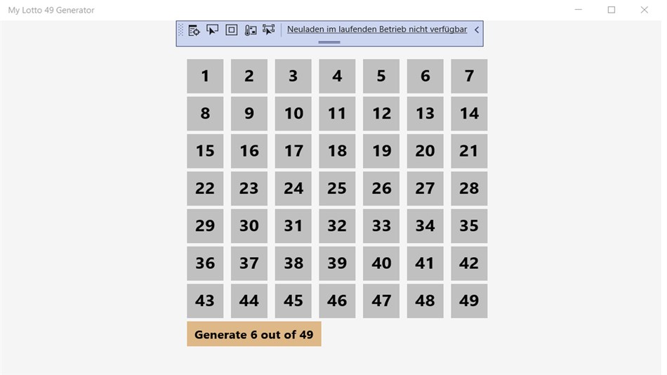 My Lotto 49 Generator (Windows) Podle: Nicerdyne Systems