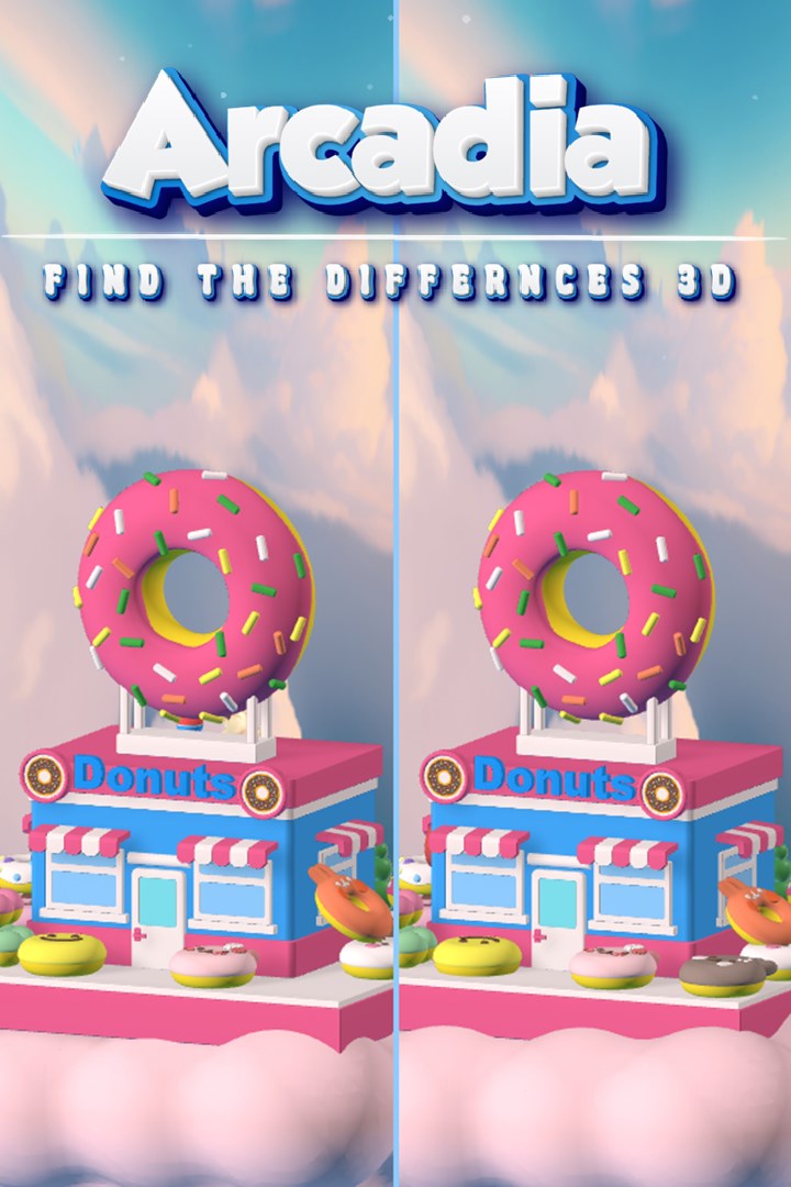 Box shot of Arcadia: Find The Differences 3D
