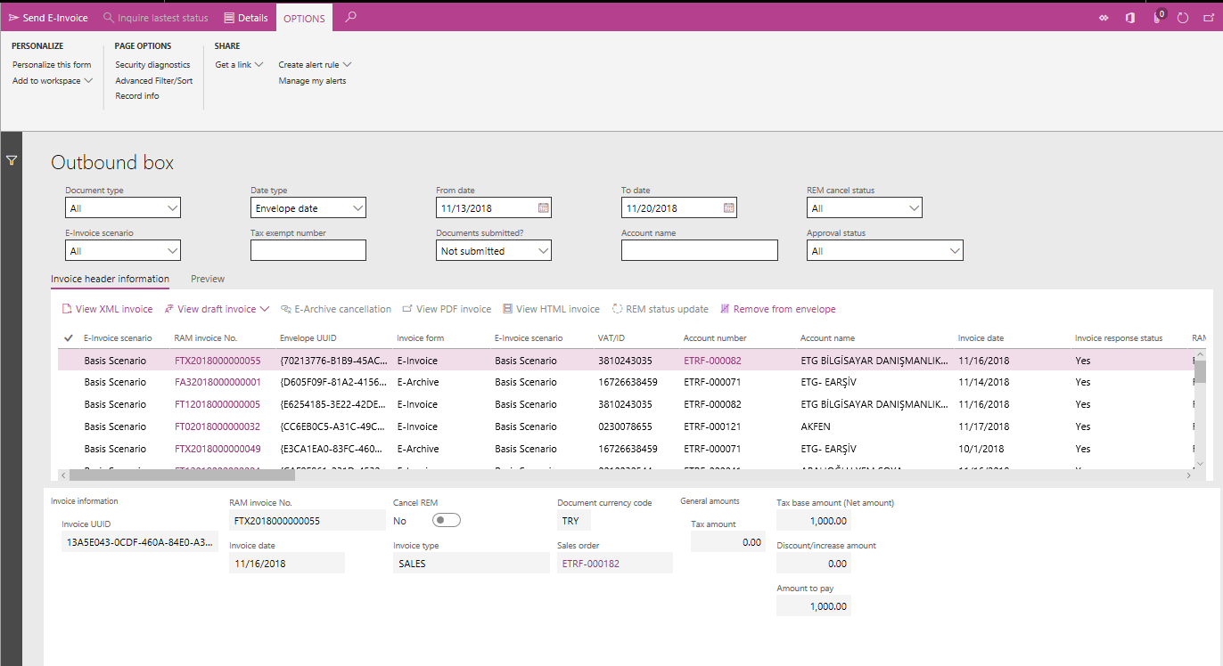 Snapshot 5 of E-Invoice & E-Archive