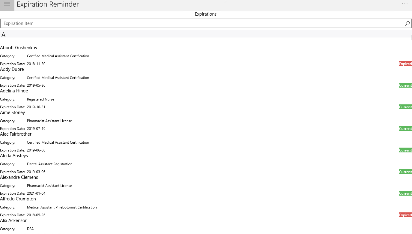 Expiry date reminder software free trial