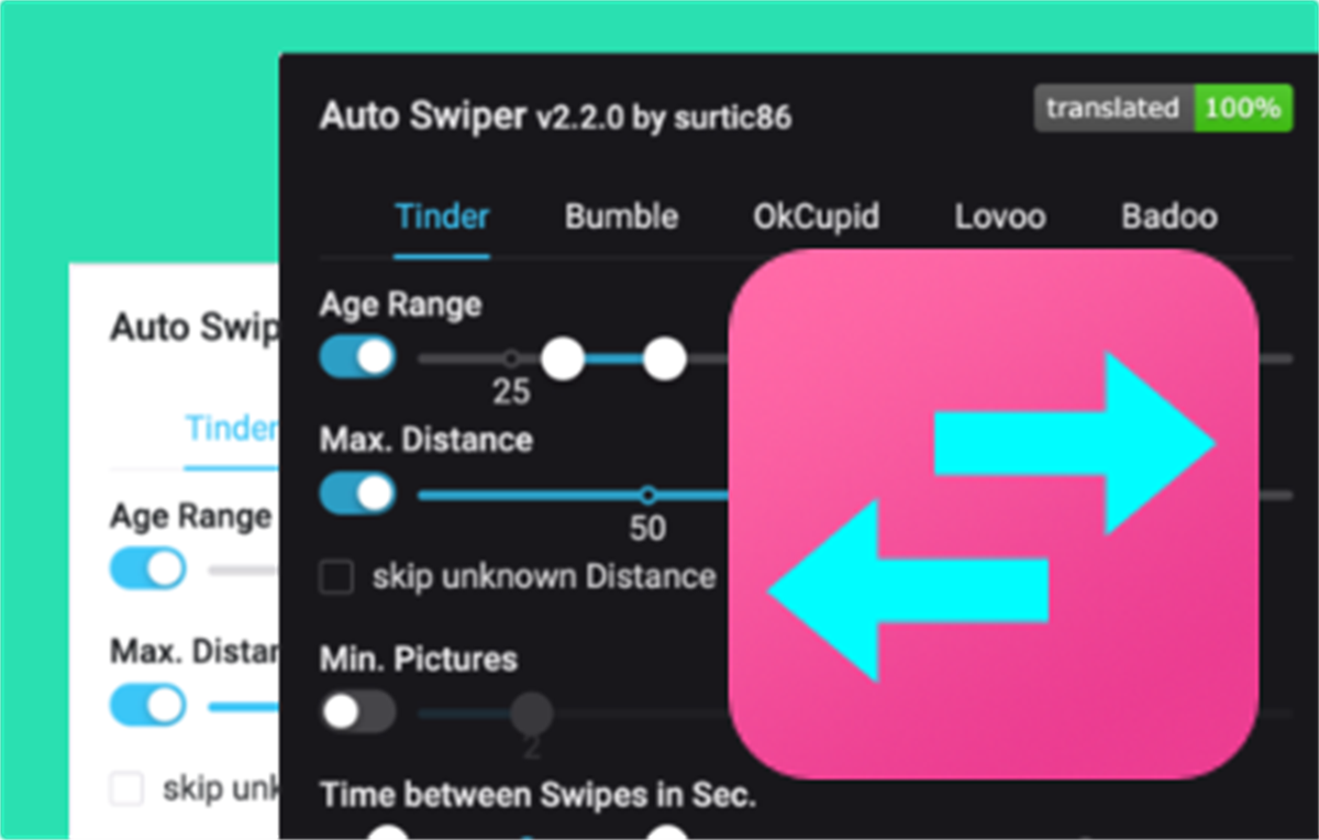 Auto Swiper: Auto-Like & AI Openers for Tinder, Bumble +6