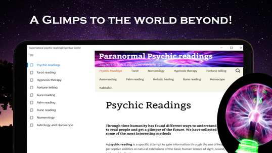 Supernatural psychic readings! spiritual world screenshot 1