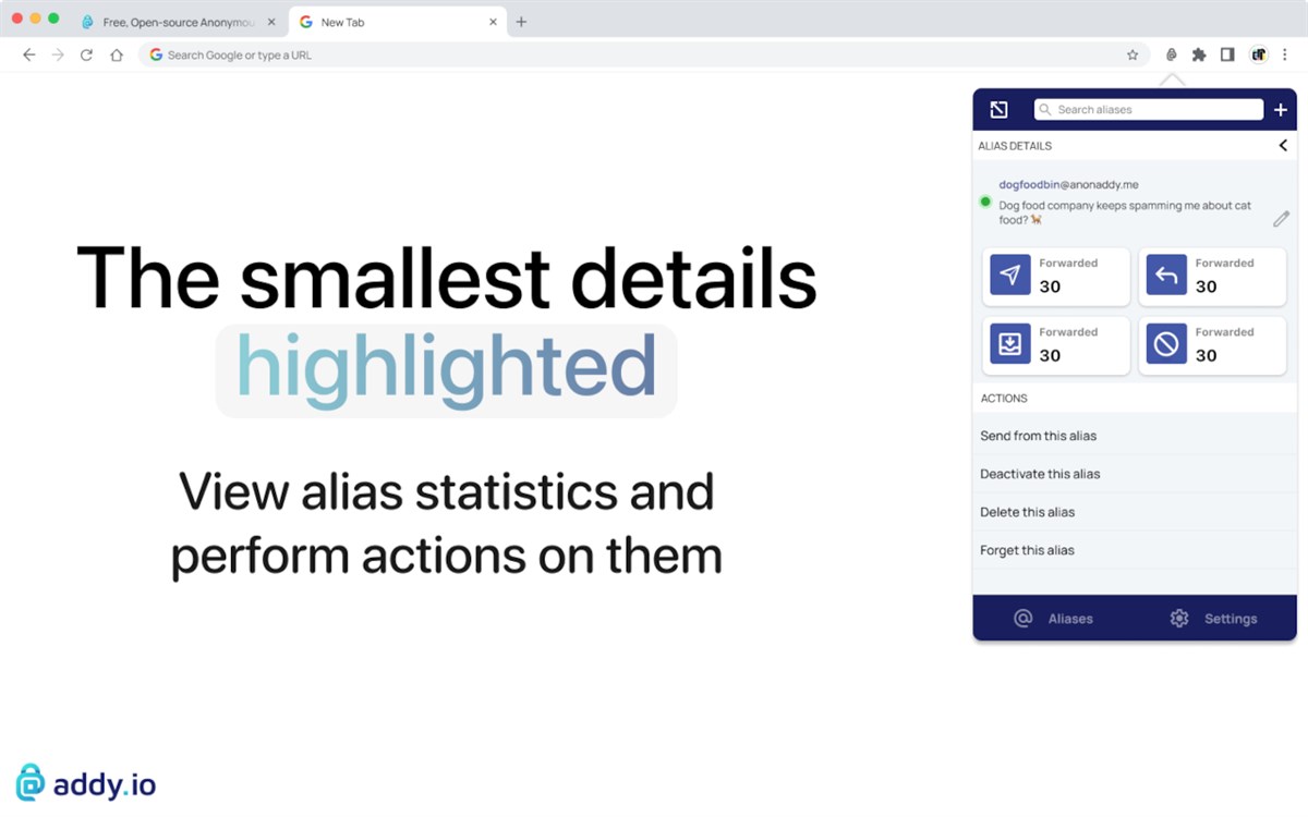 addy.io - Protect Your Email With Aliases