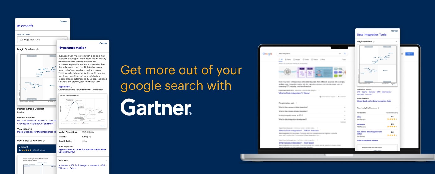 Gartner Extension - Discover Gartner Research