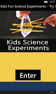 Kids Fun Science Experiments - Try New Things screenshot 1