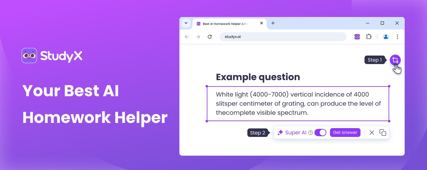 StudyX: AI Homework Helper for Instant Study Solutions