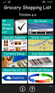 Grocery Shopping List screenshot 1