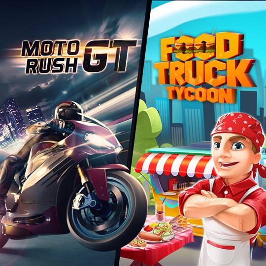 Moto Rush GT + Food Truck Tycoon for xbox