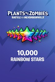 Plants vs. Zombies™: La Batalla de Neighborville – 7 500 (+2 500 de bonificación) estrellas arcoíris