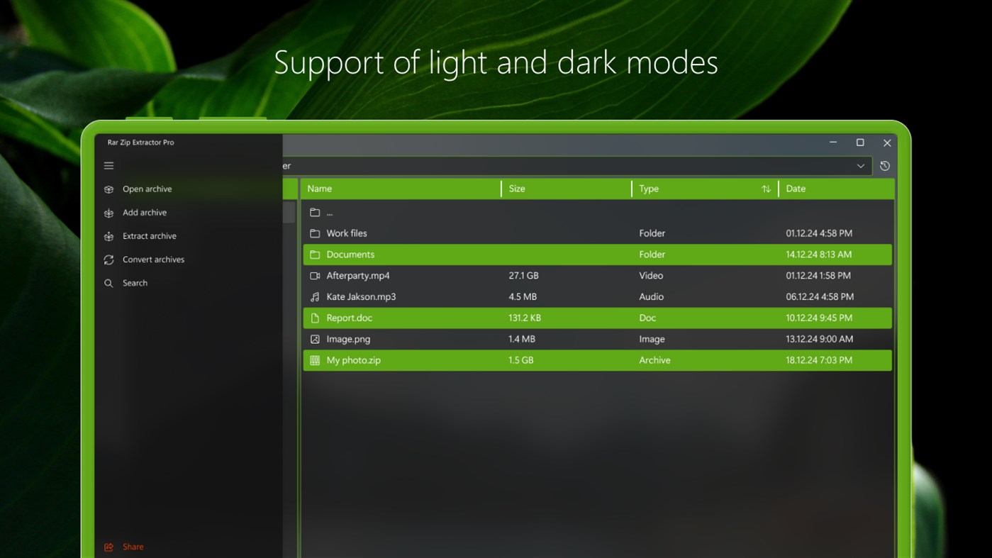 #5. Rar Zip Extractor Pro (Windows) By: Andrii Leshchinskiy