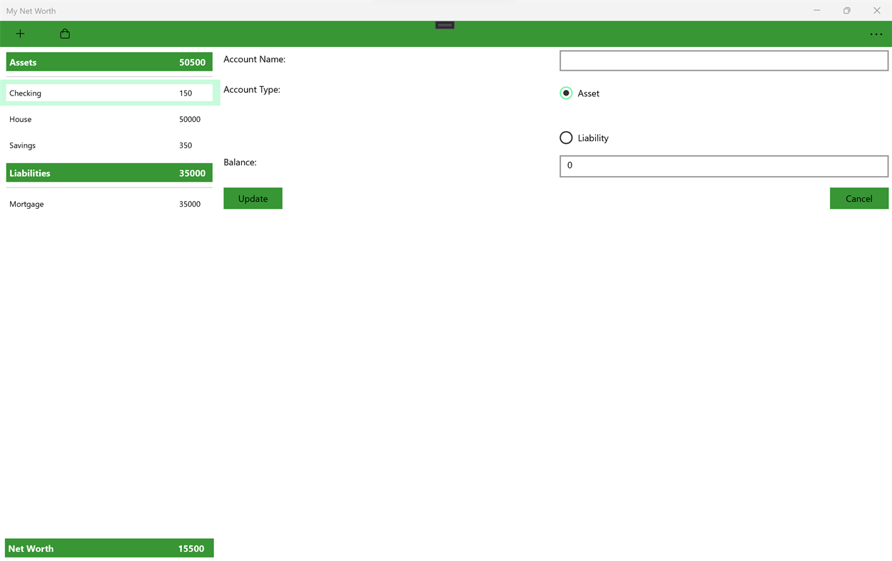 #2. My Net Worth (Windows) Tekijänä: T4 Software Inc.