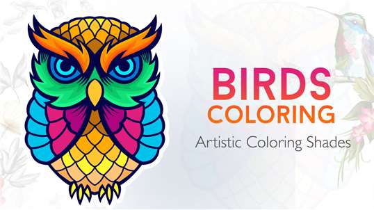 Adult Birds Coloring Book With Multiple Templates screenshot 7