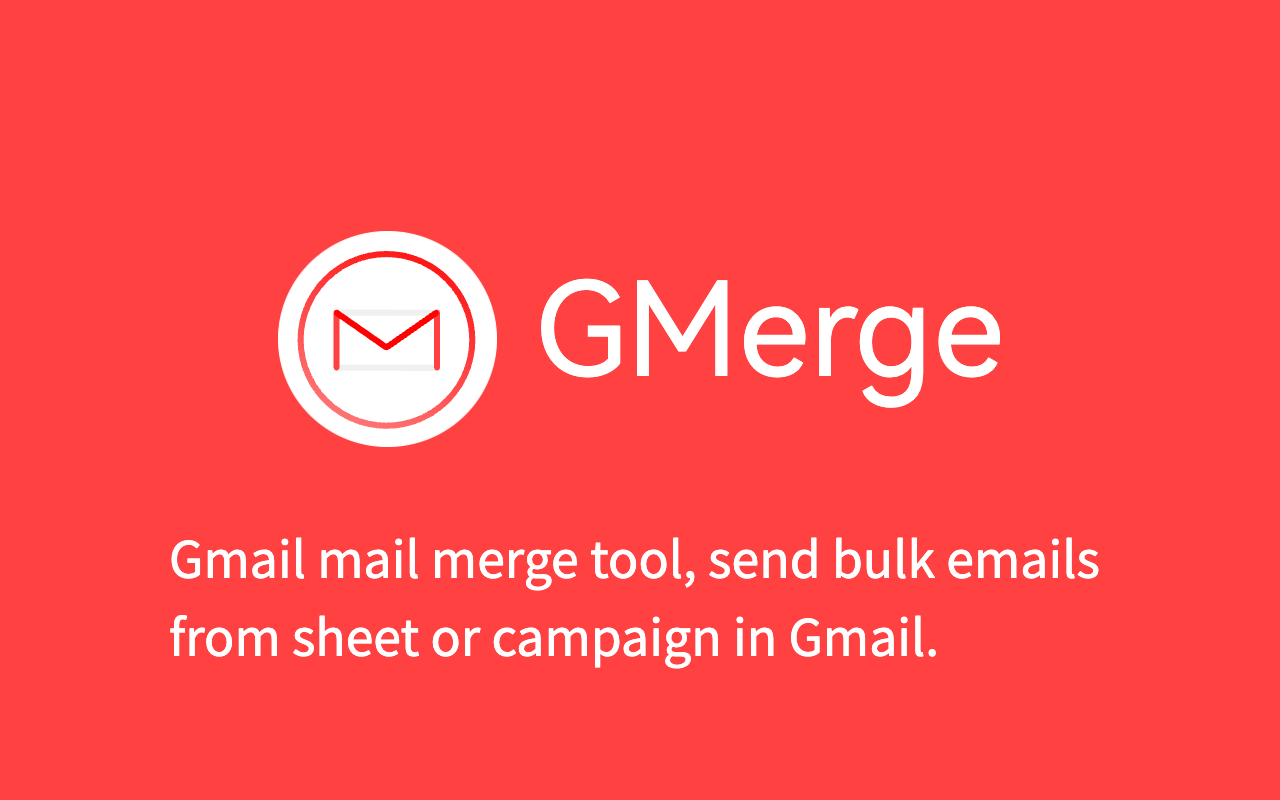 GMerge - Gmail Merge Mail