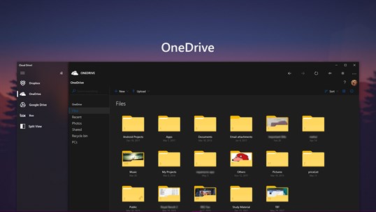 Cloud Drive! : OneDrive, Dropbox, Google Drive and more screenshot 1