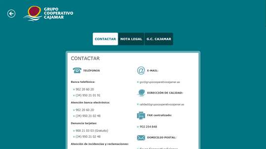Grupo Cooperativo Cajamar screenshot 6