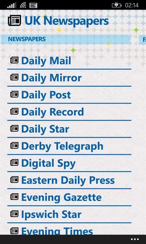 UK News papers Screenshots 2