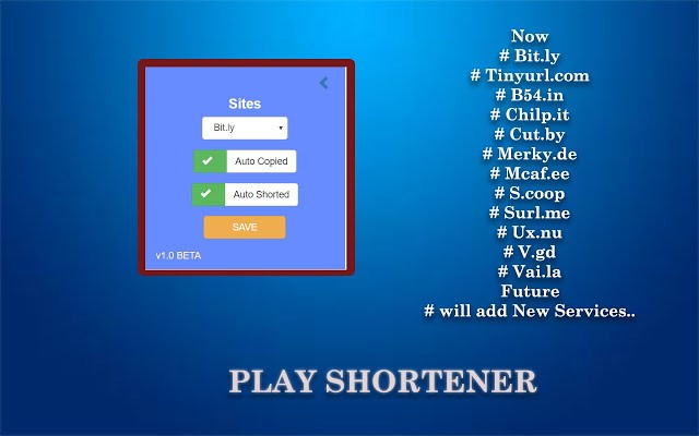 Play URL Shortener