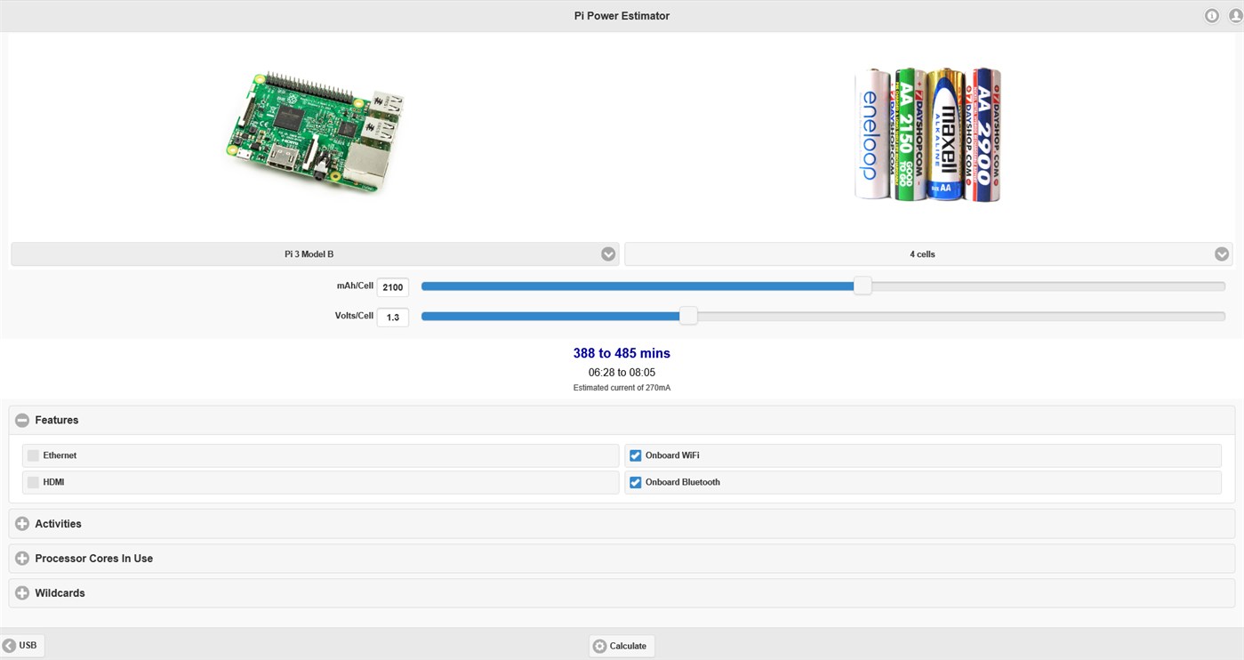 #2. Pi Power Estimator (Windows) 게시자: Matt Hawkins