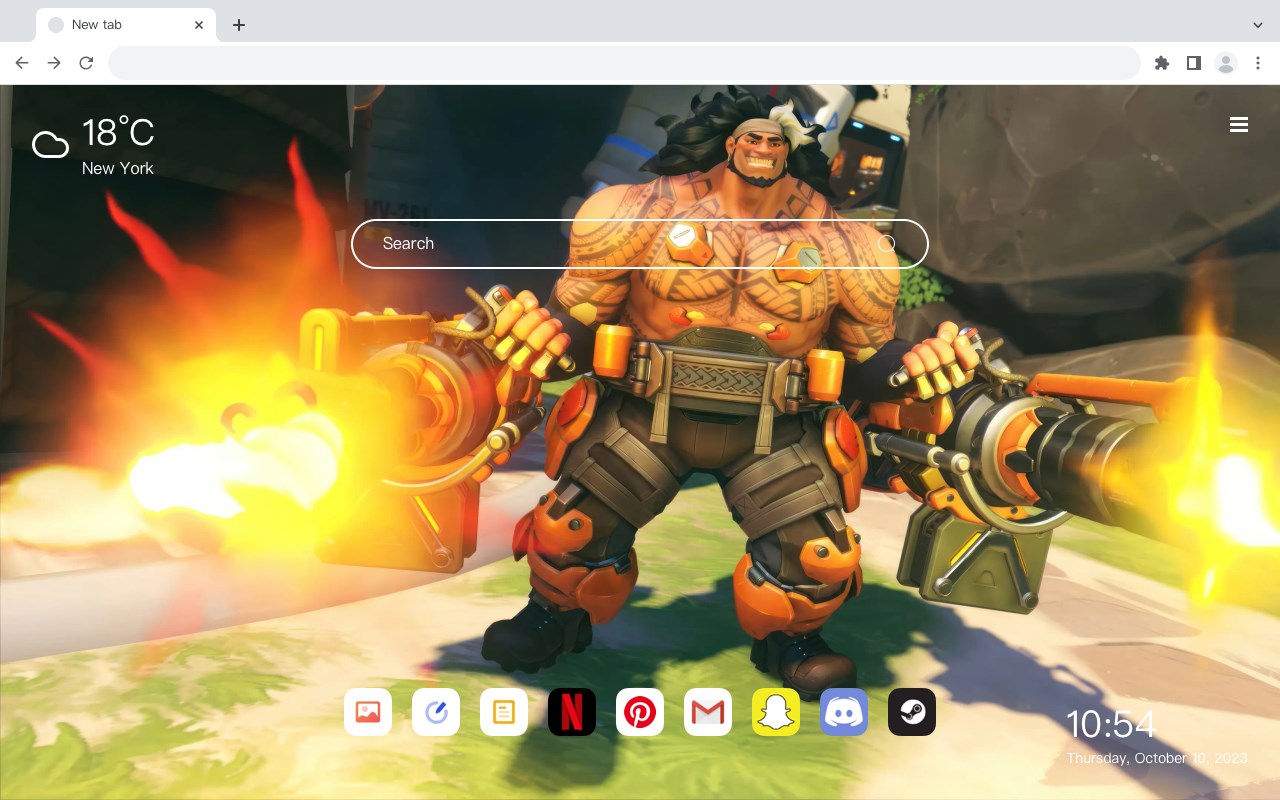 Overwatch 2 Mauga theme 4K wallpaper HomePage