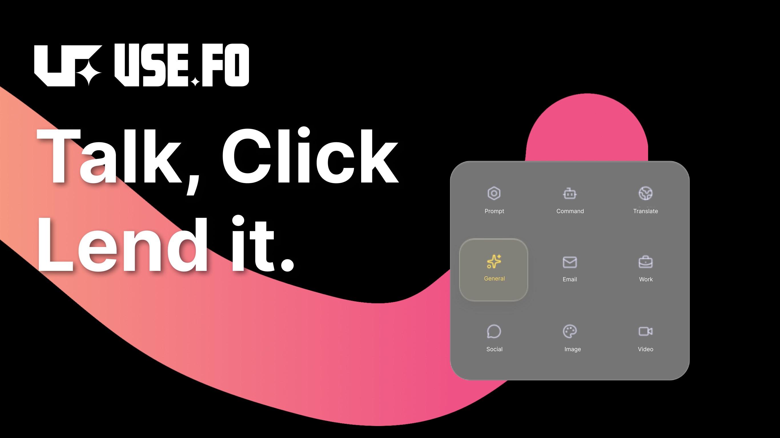 use.fo - AI Voice Typing: Voice to Text & Sound to Text Writer screenshot