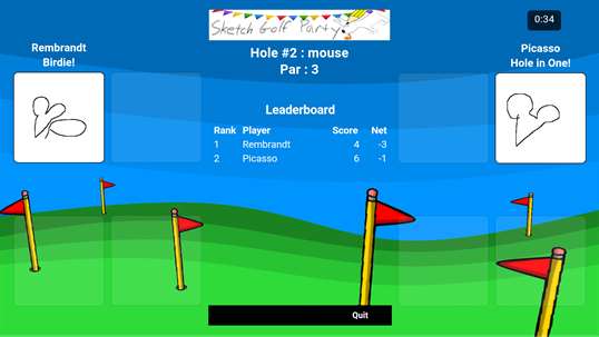 Sketch Golf Party screenshot 1