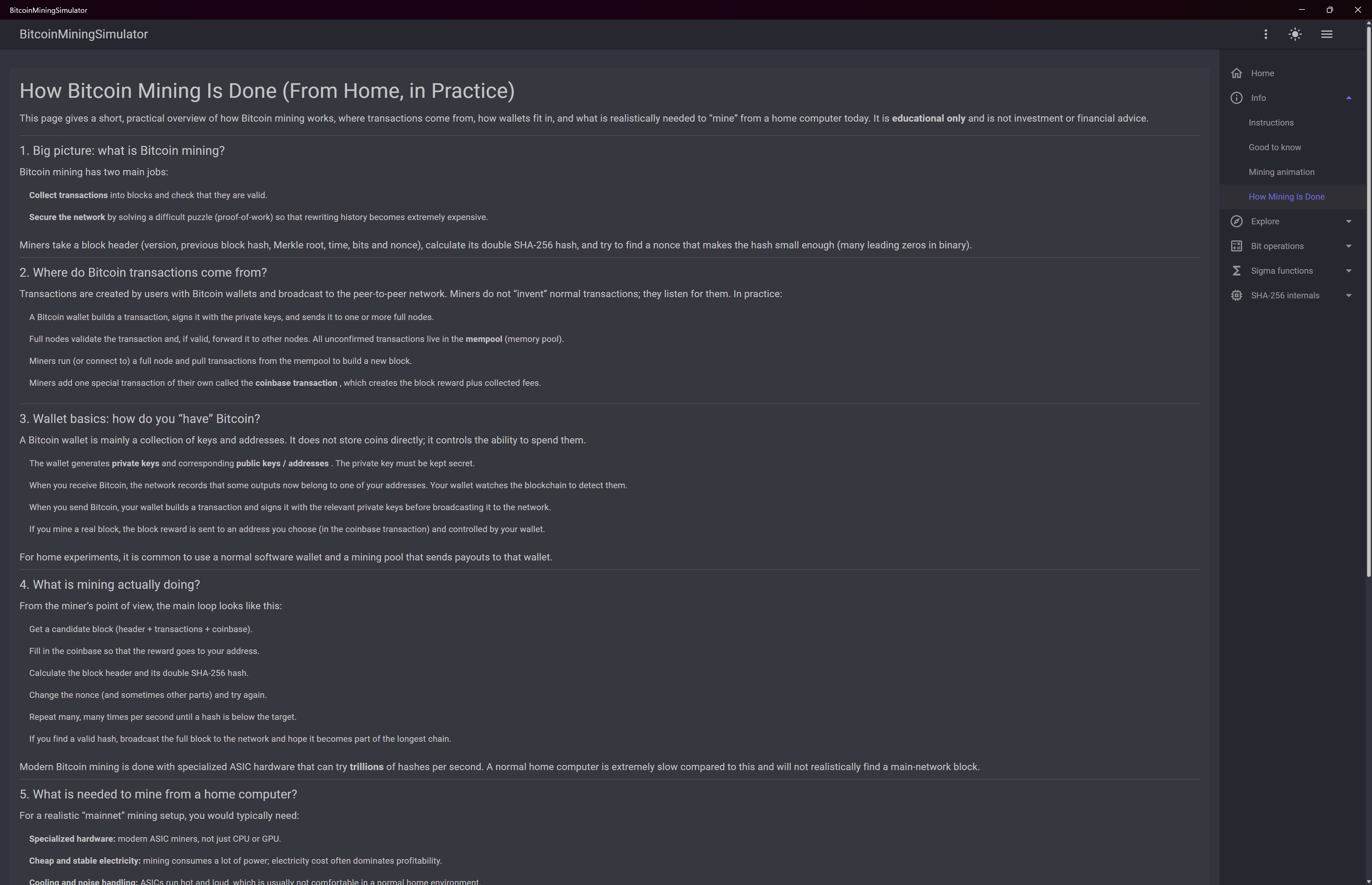 BitcoinMiningSimulator - Download and install on Windows | Microsoft Store